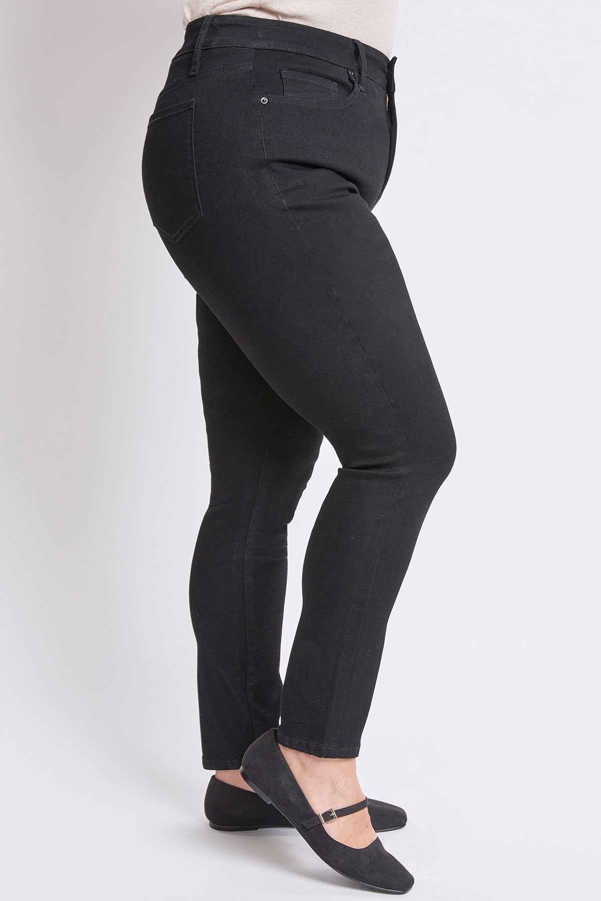 TEEK - Womens Plus High Rise Basic 5 Pocket Skinny Jeans JEANS TEEK YMJ