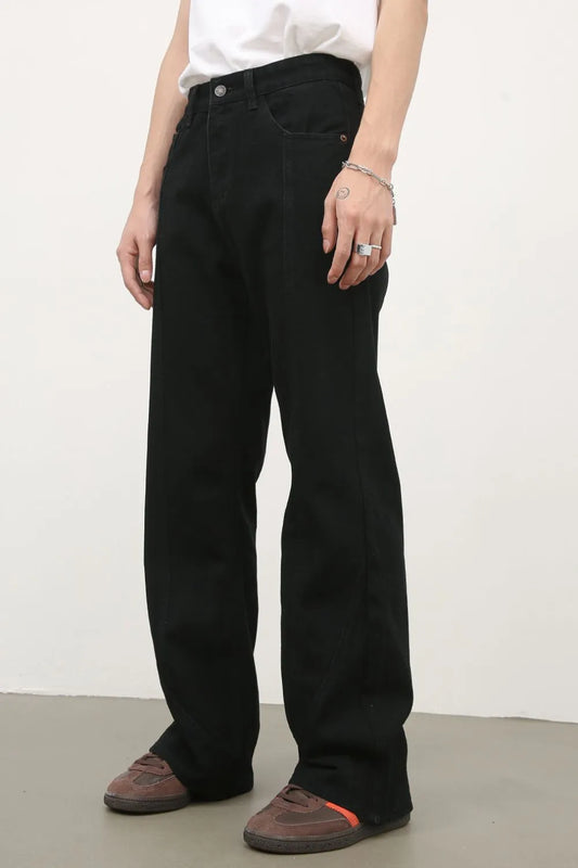 TEEK - Mens Black Slim Fit Pocketed Jeans JEANS TEEK Trend