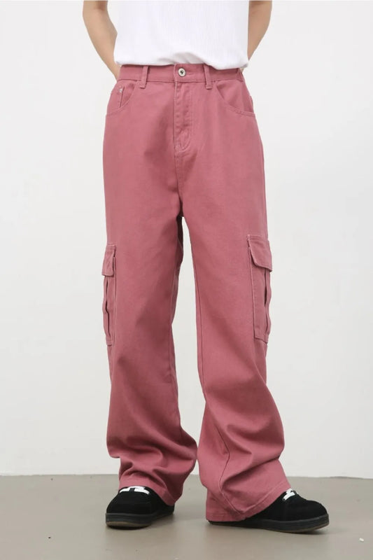 TEEK - Mens Dusty Pink Mid Rise Pocketed Jeans JEANS TEEK Trend
