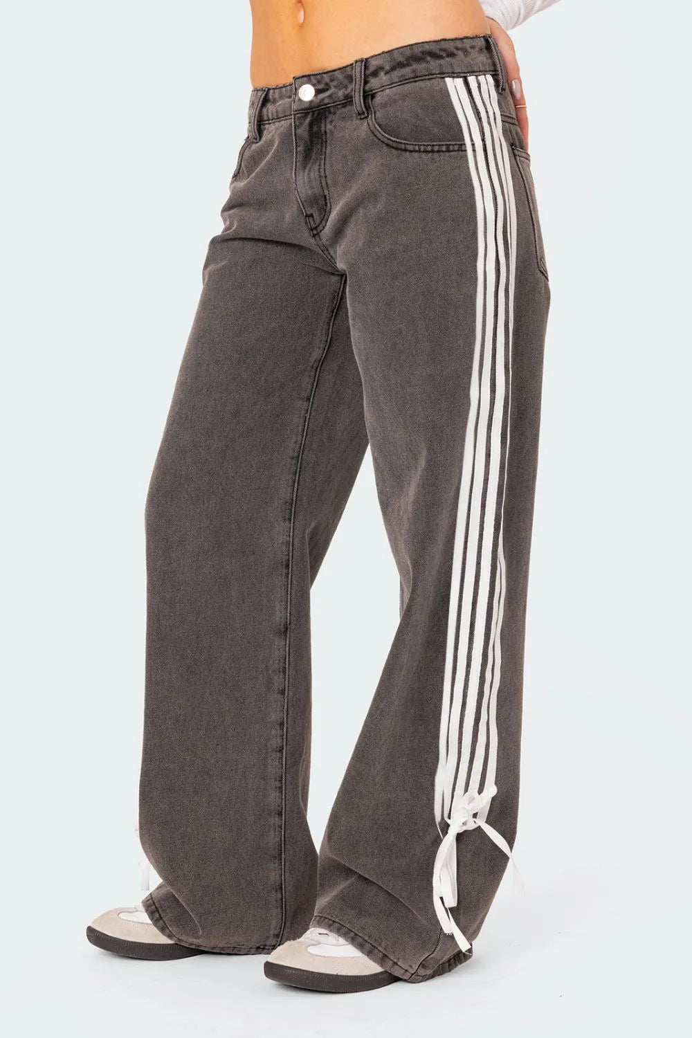 TEEK - Side Striped Loose Fit Jeans JEANS TEEK Trend