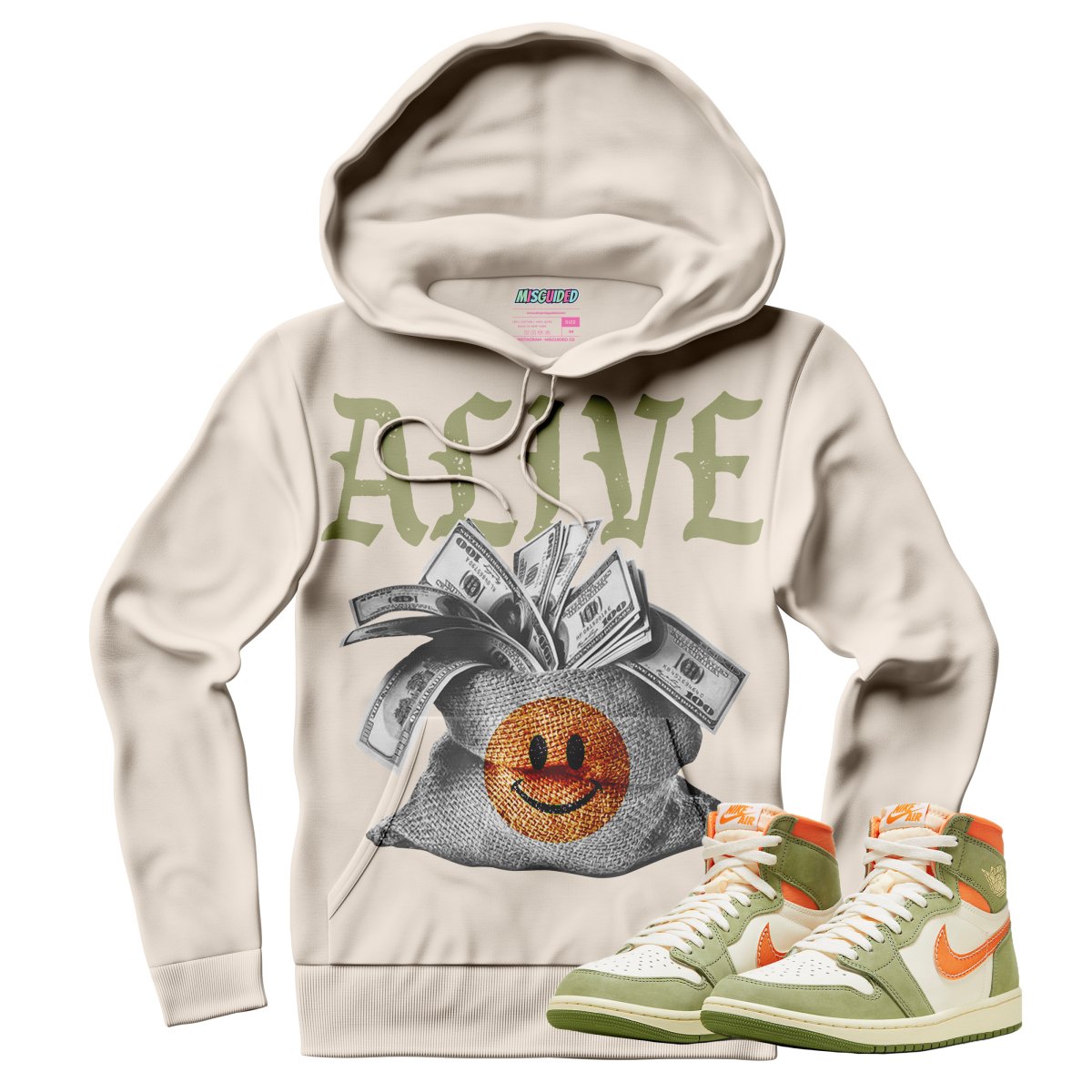 TEEK - Alive (AIR JORDAN 1 HIGH OG CRAFT “CELADON”) Hoodie TOPS TEEK MG X-Small