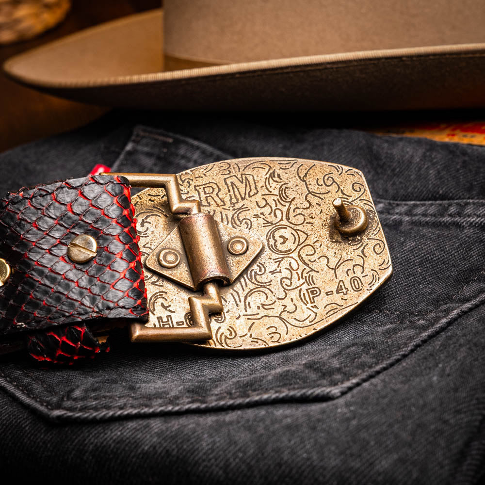 TEEK - Mens Arkansas Belt BlackCherry BELT TEEK MDM