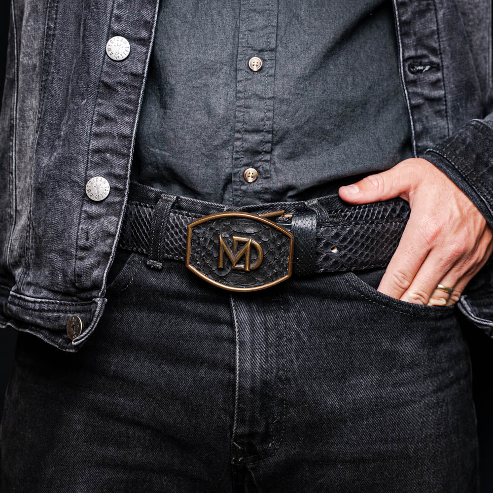 TEEK - Arkansas Belt Black / Blue BELT TEEK MDM