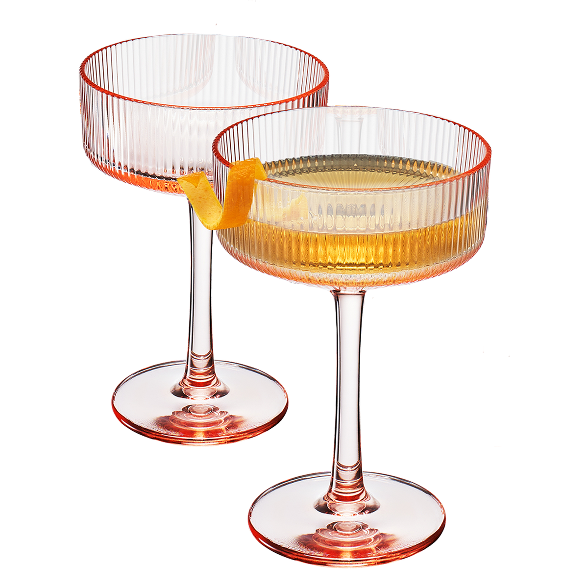 TEEK - Madrid Acrylic Champagne Coupe Cocktail Glassware Set HOME DECOR TEEK KS