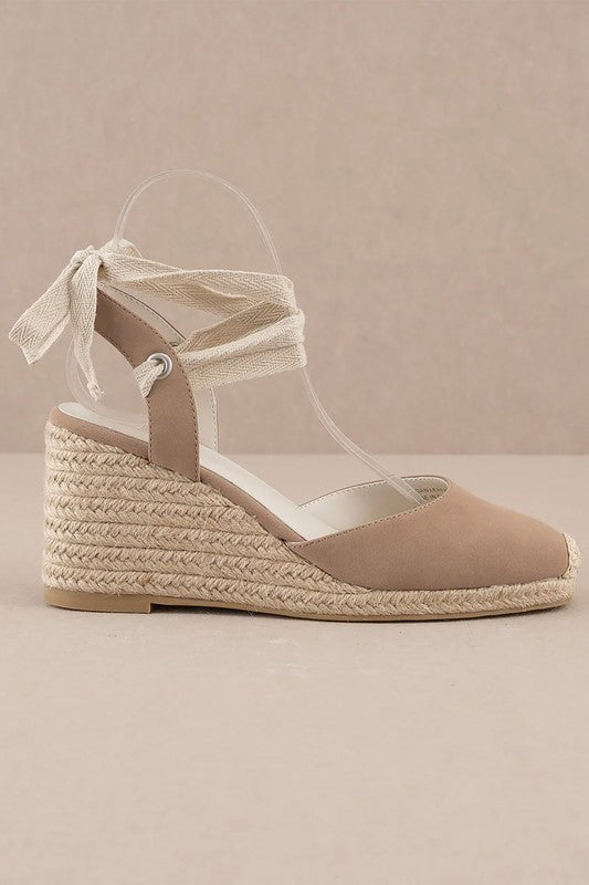 TEEK - D-ALONDRA-ESPADRILLE LACE UP WEDGE SANDALS SHOES TEEK FG