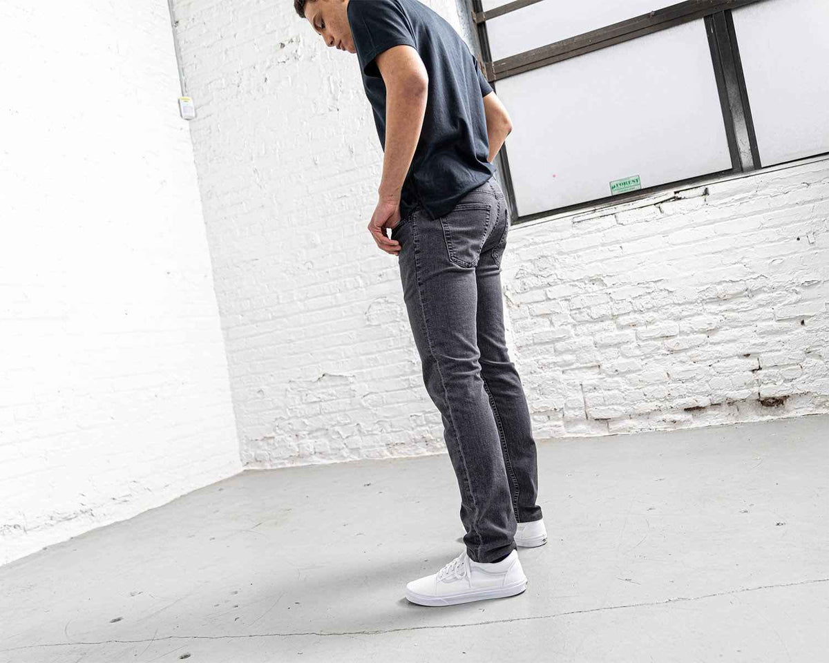 TEEK - Slim Fit Grey Wash JEANS TEEK DDA
