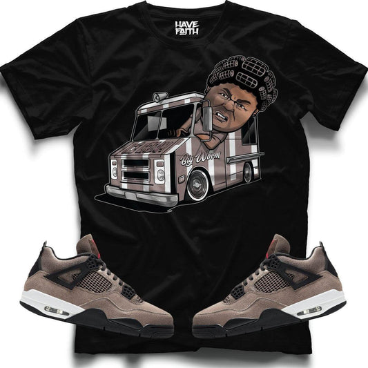 TEEK - Big Worm (Taupe Retro 4's) T-Shirt TOPS TEEK MS S
