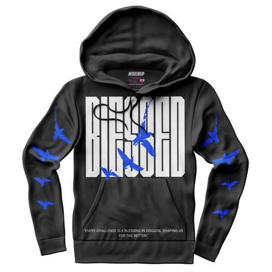 TEEK - Blessed (Air Jordan 1 Royal Reimagined) Hoodie TOPS TEEK MS