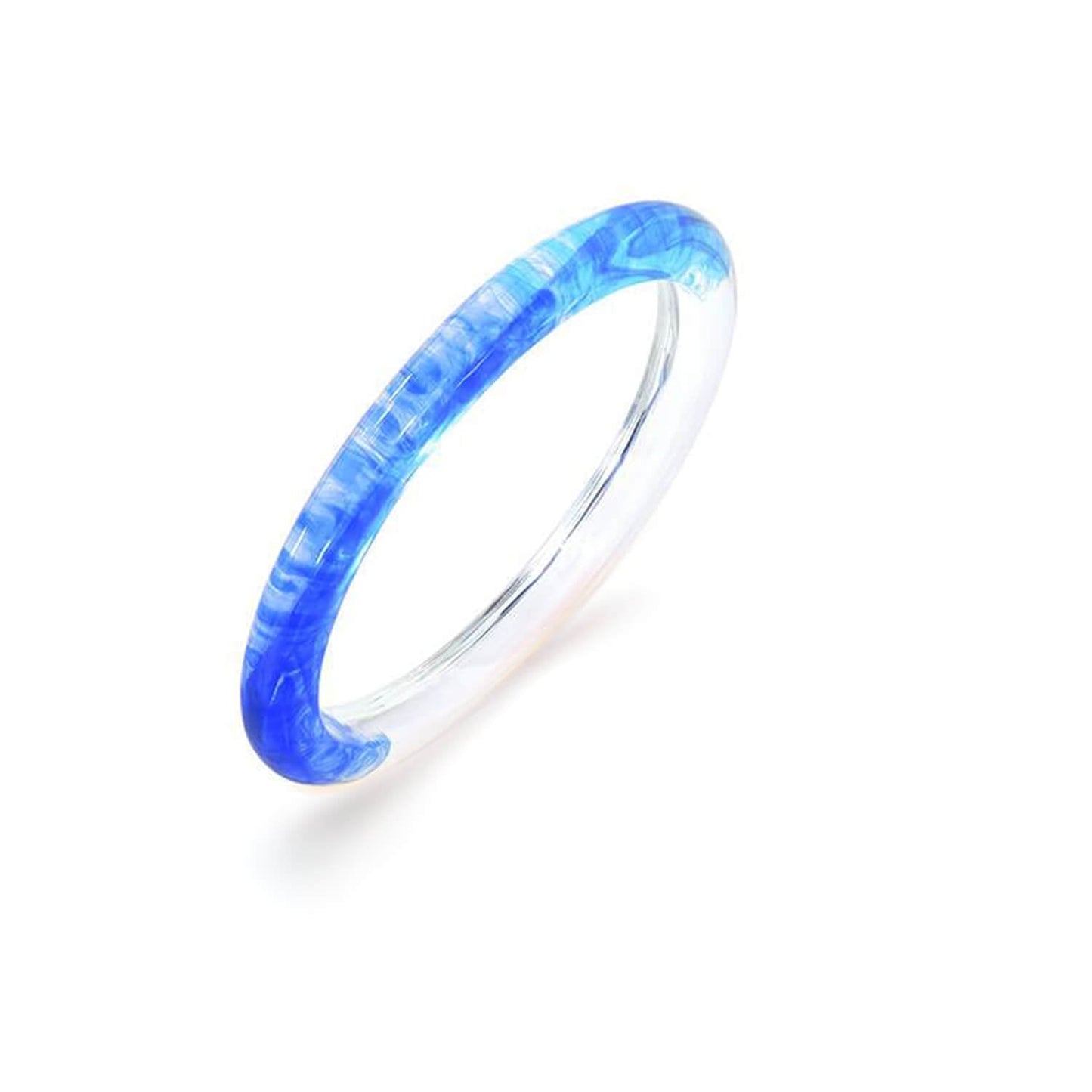 TEEK - Tie Dye Slip On Lucite Bangles JEWELRY TEEK GNH ROYAL BLUE-BLUE