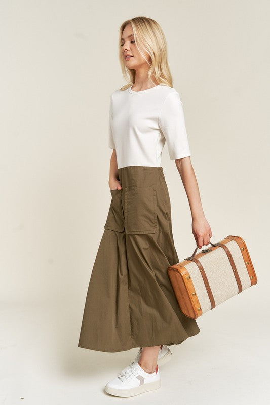 TEEK - FLAT FRONT KNIT DRESS DRESS TEEK FG