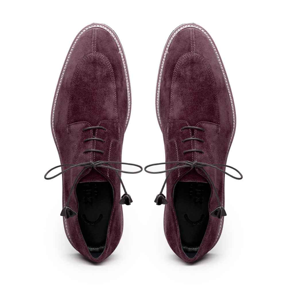 TEEK - 26-220-BDX CAMPO Sueded Goatskin Lace Up, Bordeaux SHOES TEEK ZI