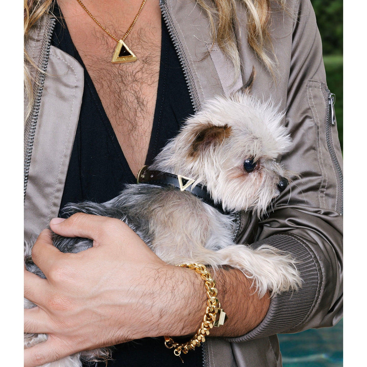 TEEK - Jet Onyx Collar & Charm Set PET SUPPLIES TEEK DIP