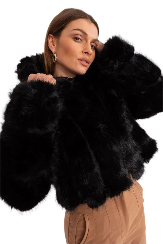 TEEK - Faux Furry Hooded Jacket JACKET TEEK MH