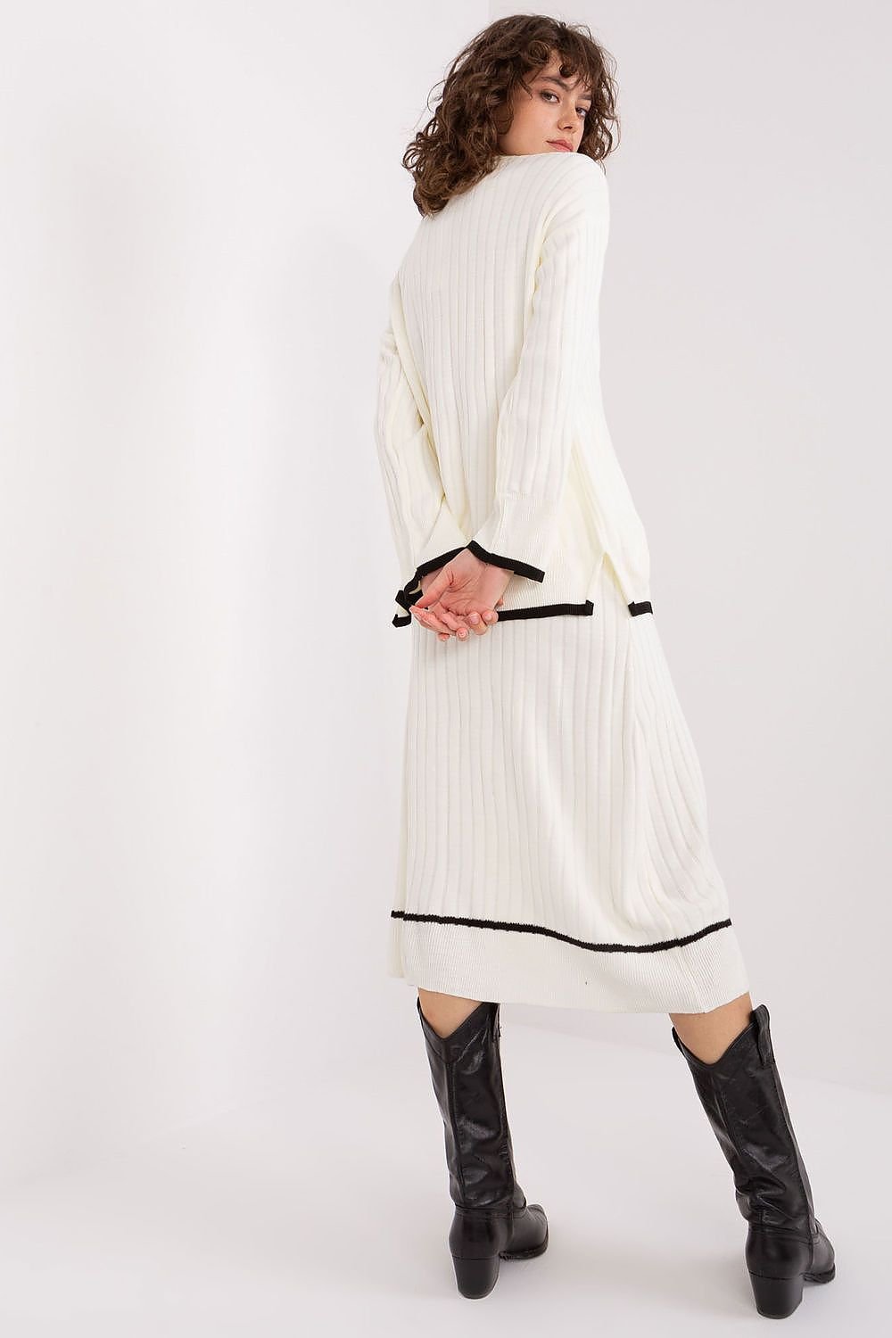 TEEK - 3 Line Contrast Top Skirt Set SET TEEK MH