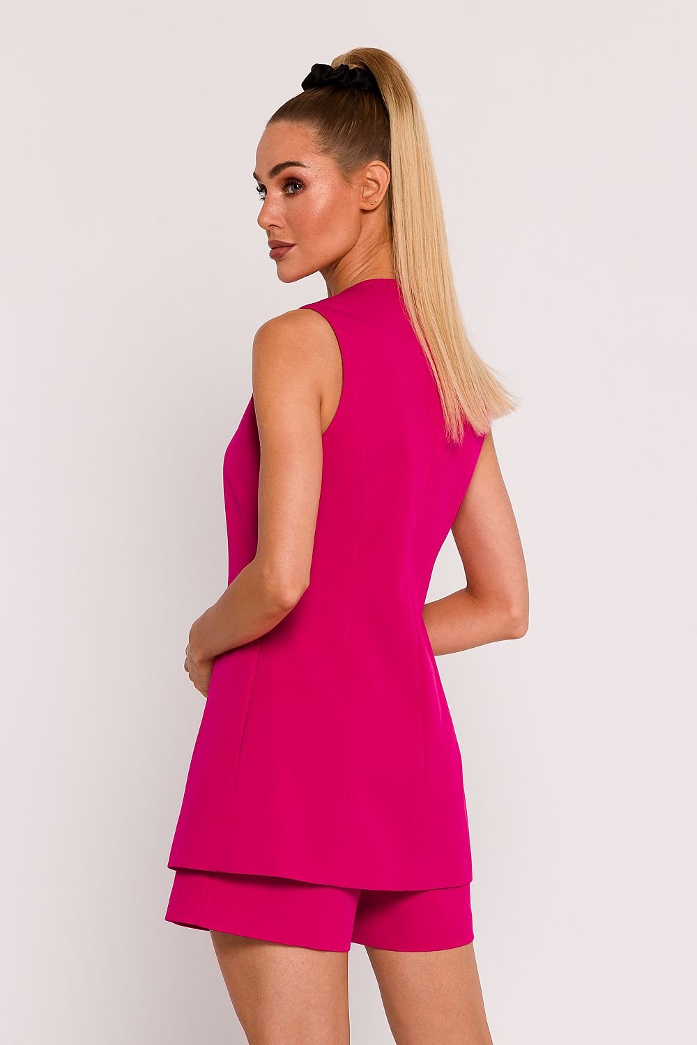 TEEK - One Button Sleeveless Gilet Top TOPS TEEK MH