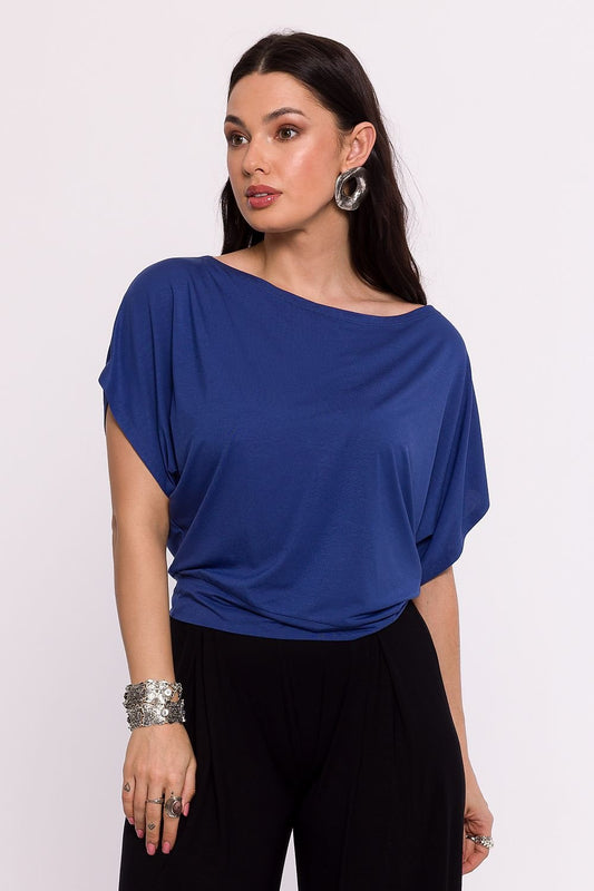 TEEK - Simple Off-Shoulder Blouse TOPS TEEK MH blue S