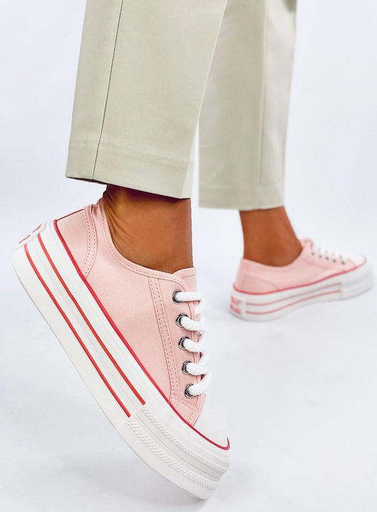 TEEK - Pink Platform Classic Sneakers