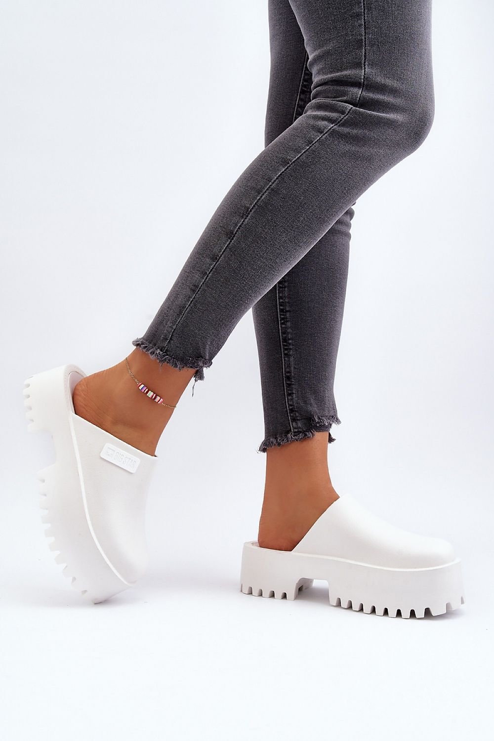TEEK - Thick Smoothed No-Strap Platform Mules SHOES TEEK MH