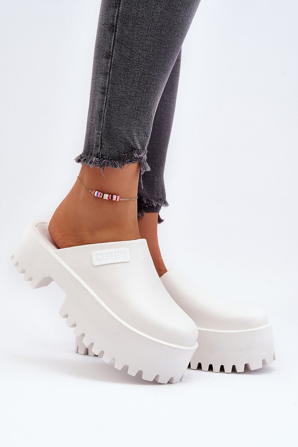 TEEK - Thick Smoothed No-Strap Platform Mules SHOES TEEK MH