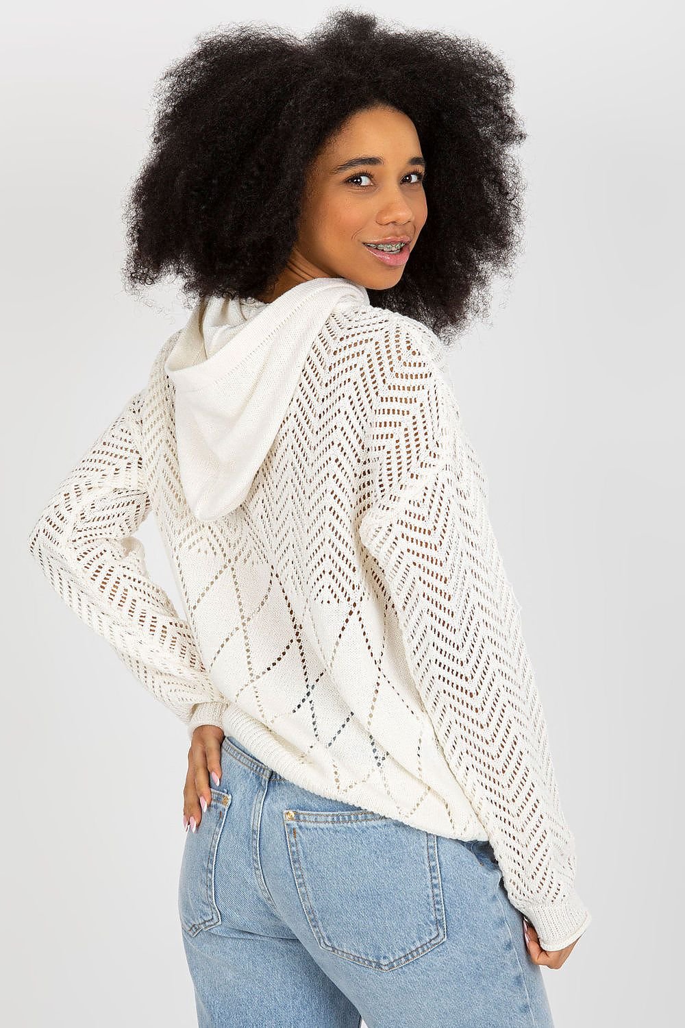 TEEK - Knitted Mixed Mesh Hoodie TOPS TEEK MH