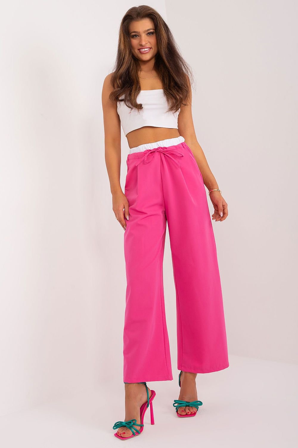 TEEK - Drawstring Palazzo Pocketed Trousers PANTS TEEK MH