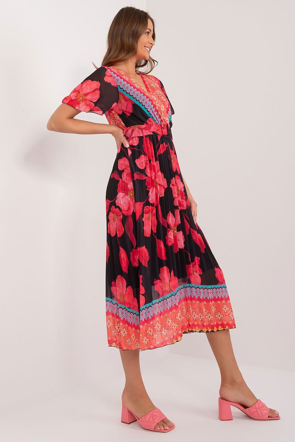 TEEK - Watercolor Flowers Dress DRESS TEEK MH