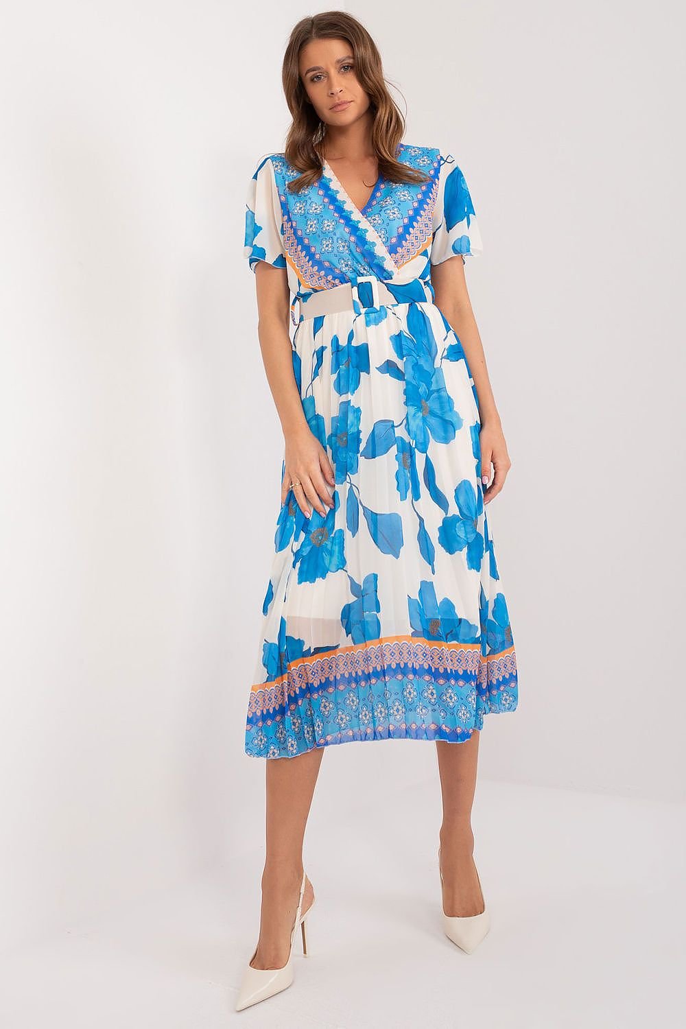 TEEK - Watercolor Flowers Dress DRESS TEEK MH blue One Size