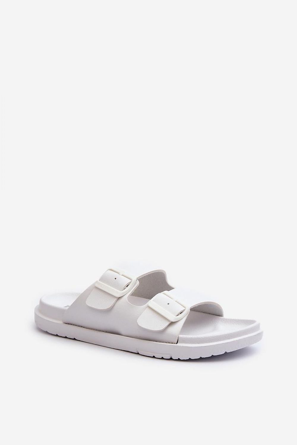 TEEK - Double Buckle Strap Foam Sandals SHOES TEEK MH white 6