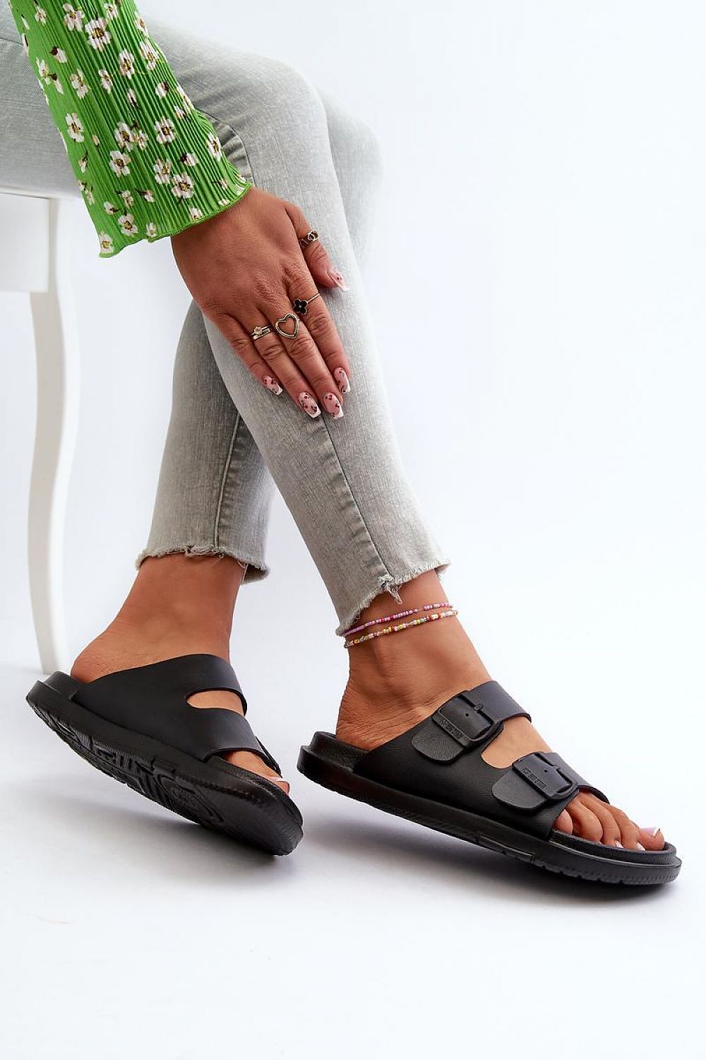 TEEK - Double Buckle Strap Foam Sandals SHOES TEEK MH