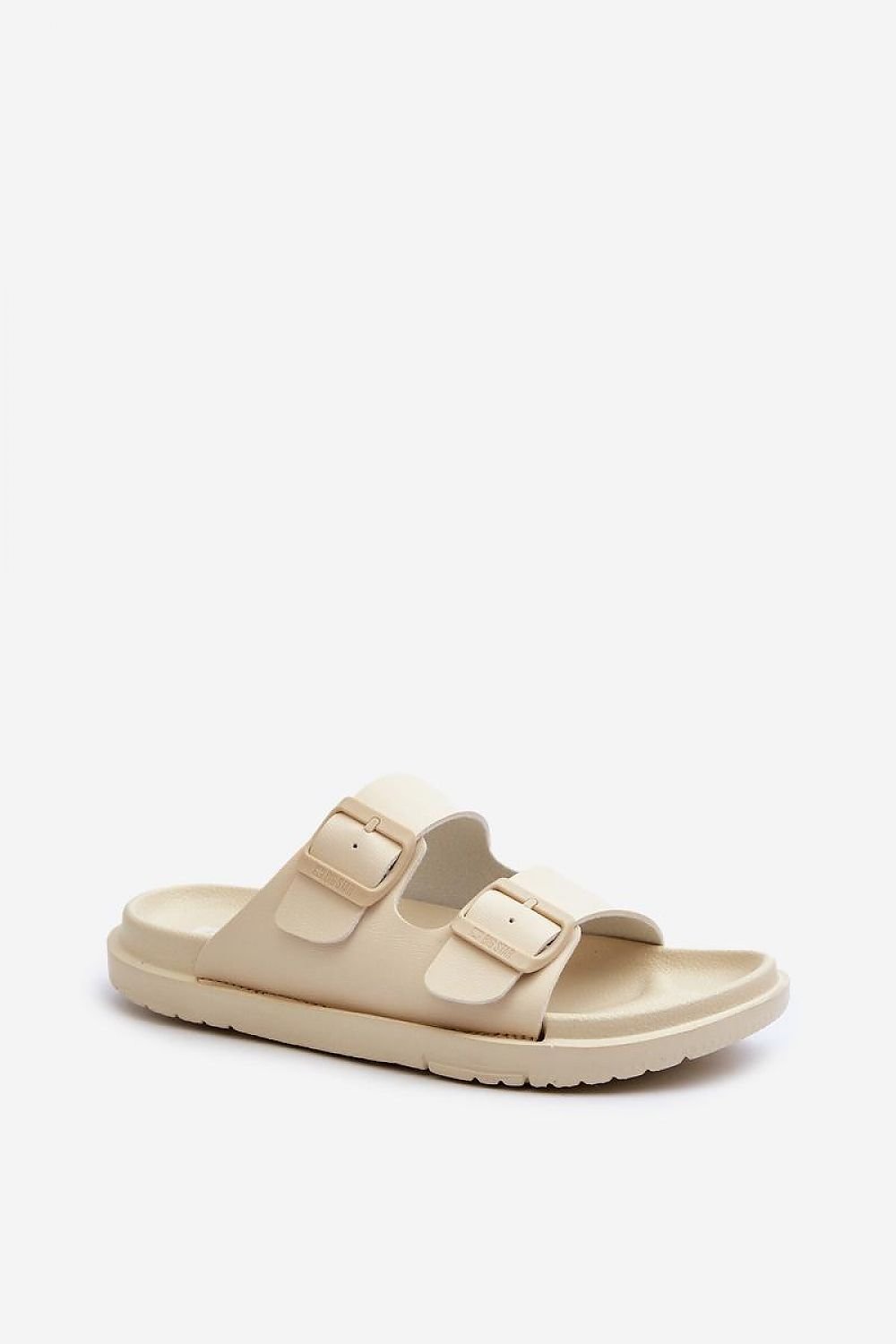 TEEK - Double Buckle Strap Foam Sandals SHOES TEEK MH beige 6