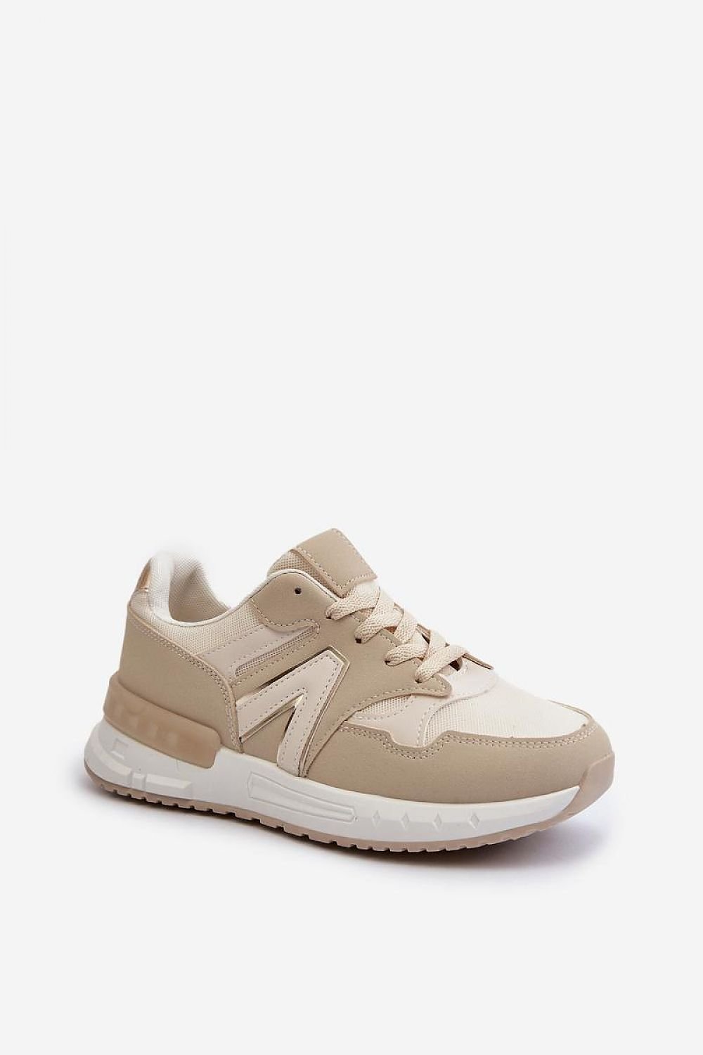 TEEK - Sport Laced Removable Foam Insole Sneakers SHOES TEEK MH beige 6.5