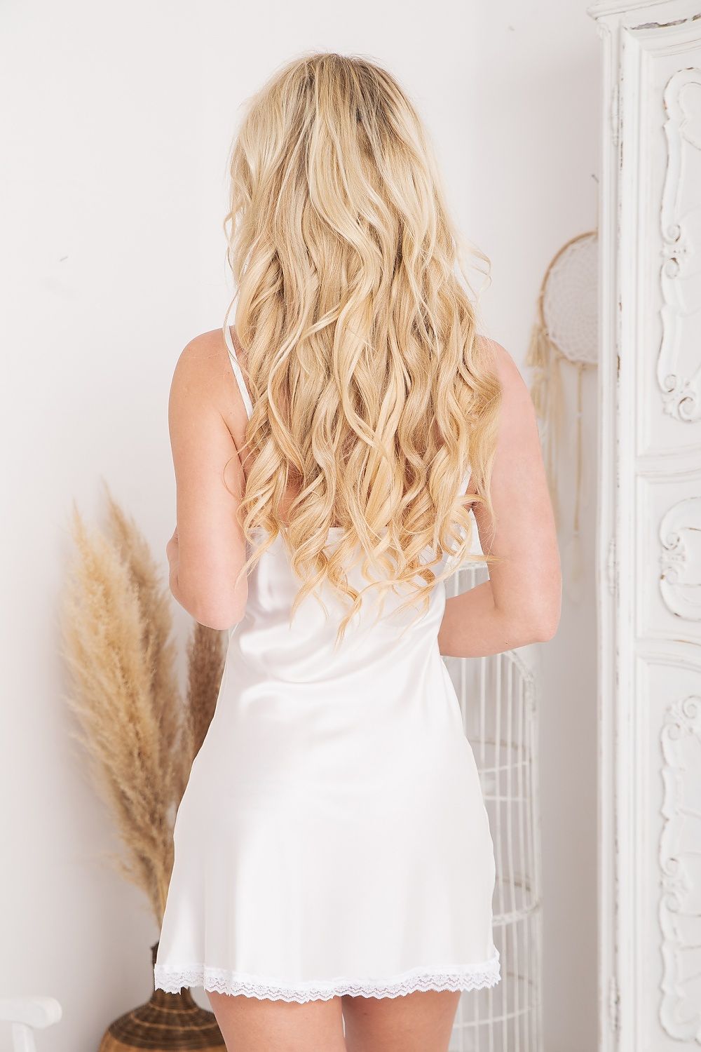 TEEK - Lace Trim Tank Nightgown PAJAMA TEEK MH