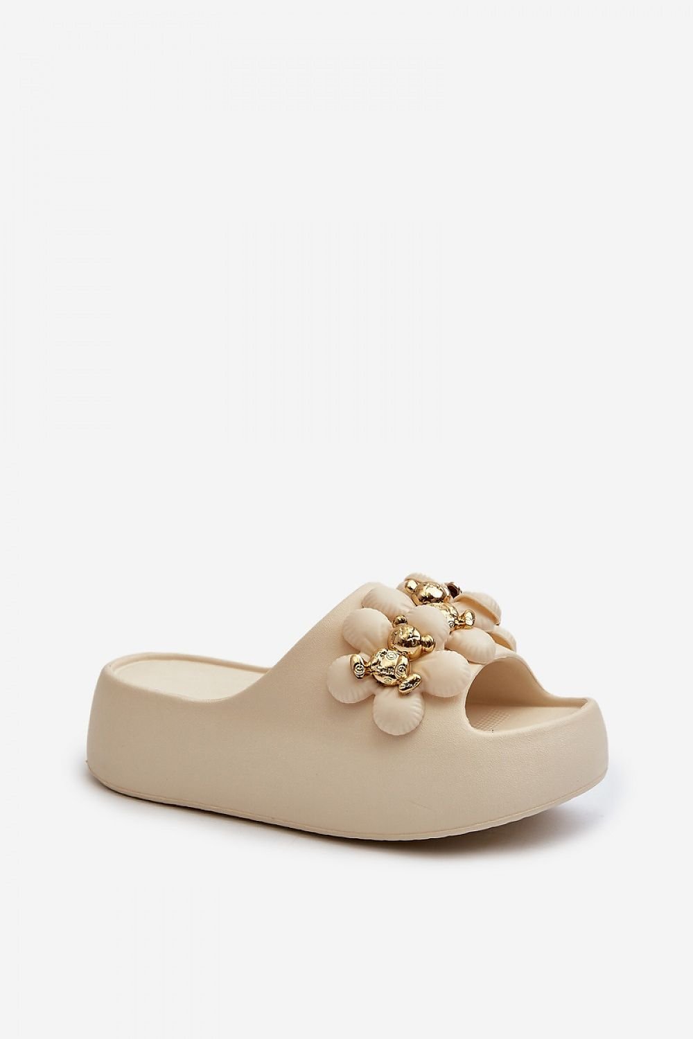 TEEK - Bear Crew Platform Slides SHOES TEEK MH beige 2 6