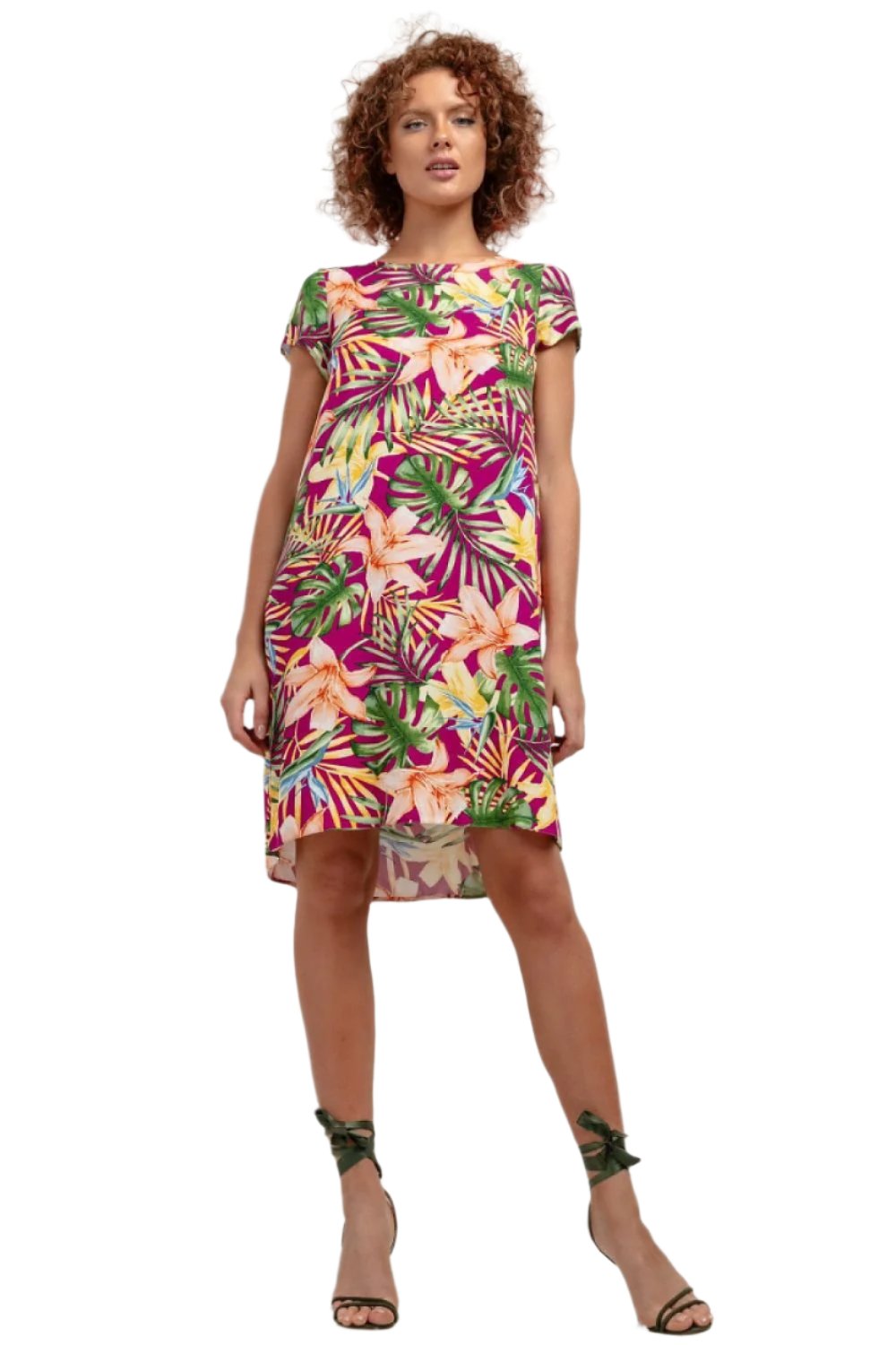 TEEK - Floral Printed Shift Day Dress DRESS TEEK MH