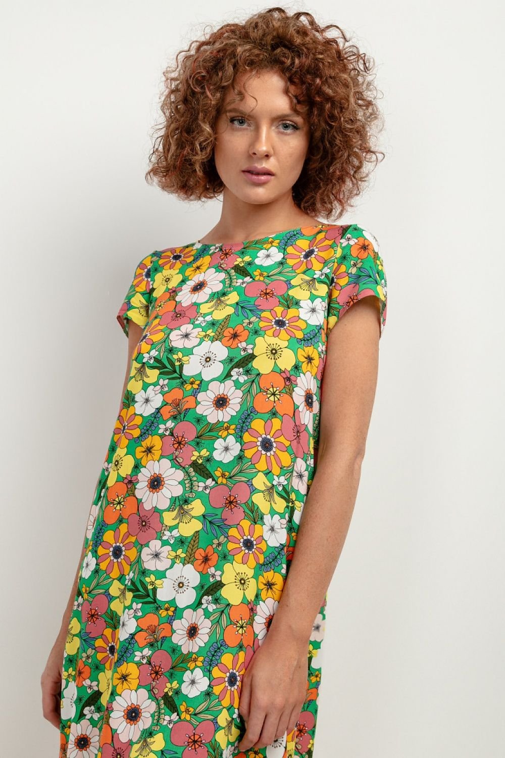 TEEK - Floral Printed Shift Day Dress DRESS TEEK MH multicolor 2 XS
