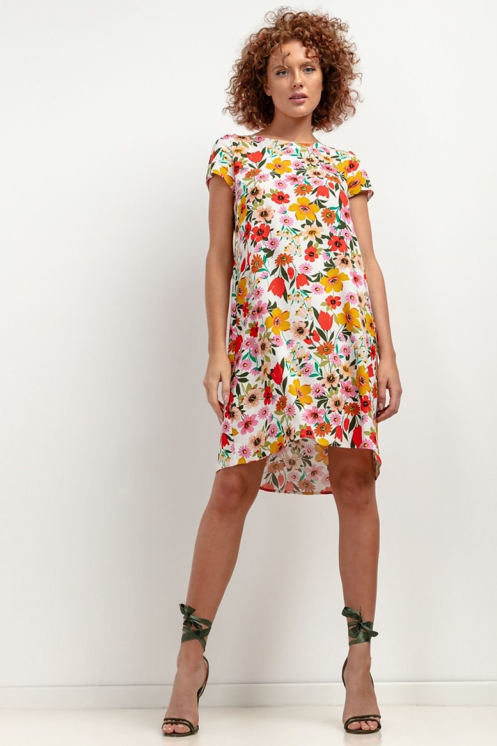 TEEK - Floral Printed Shift Day Dress DRESS TEEK MH