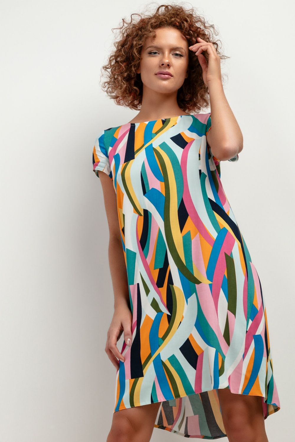 TEEK - Floral Printed Shift Day Dress DRESS TEEK MH multicolor 3 XS