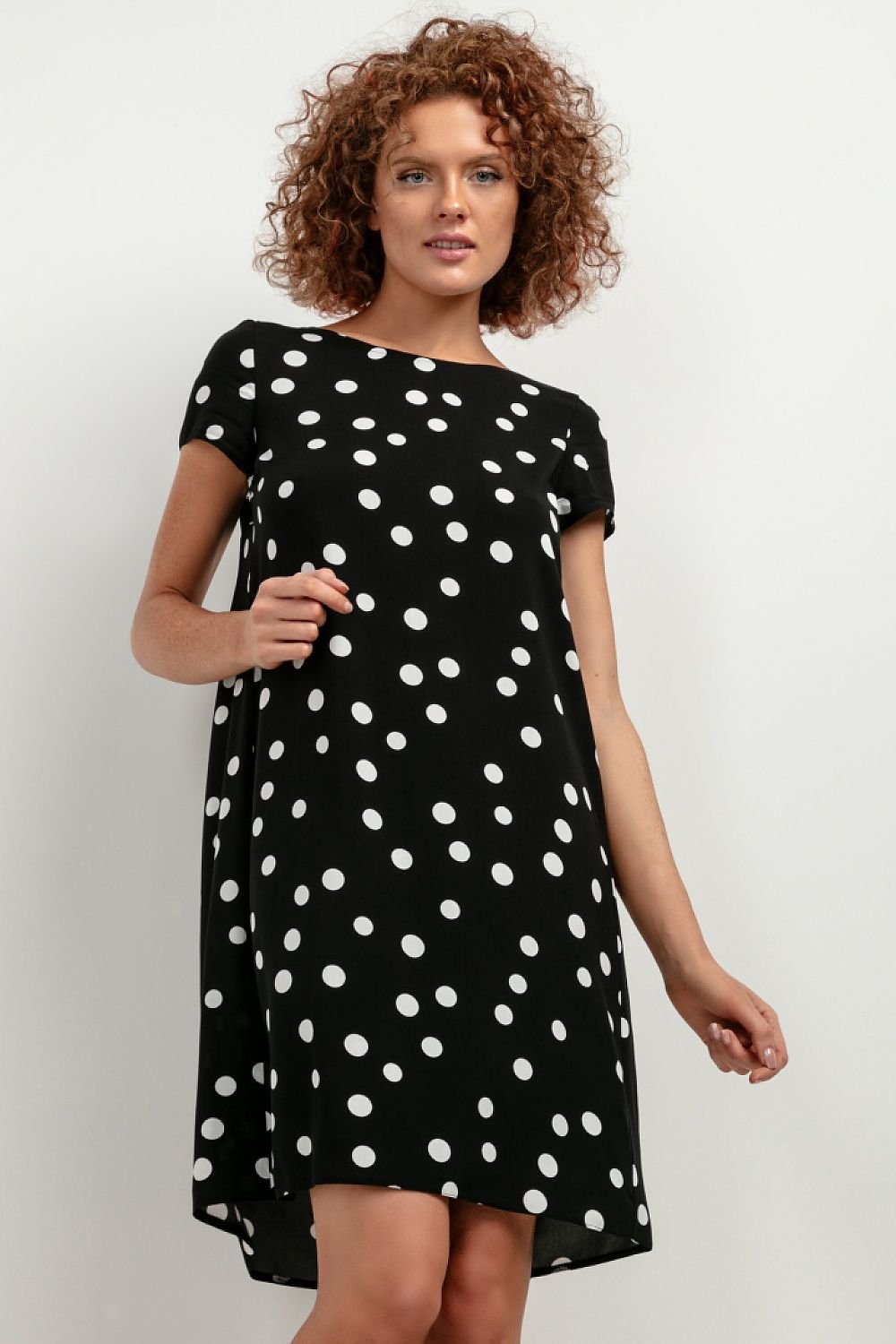 TEEK - Floral Printed Shift Day Dress DRESS TEEK MH black XS