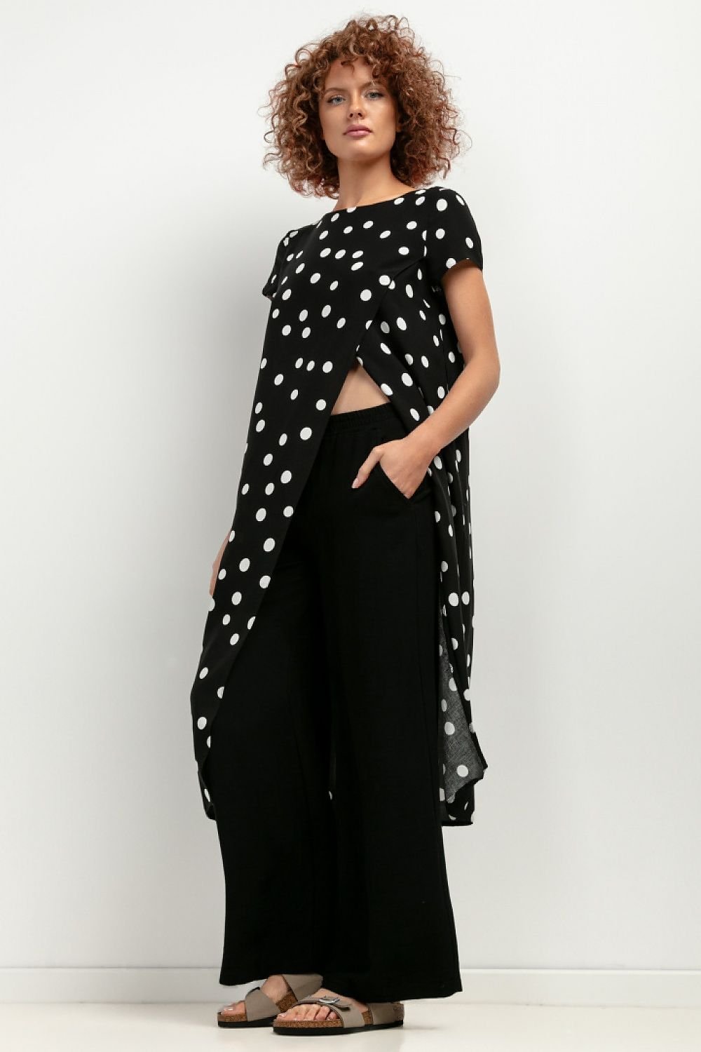 TEEK - Split Long Printed Shift Tunic TOPS TEEK MH