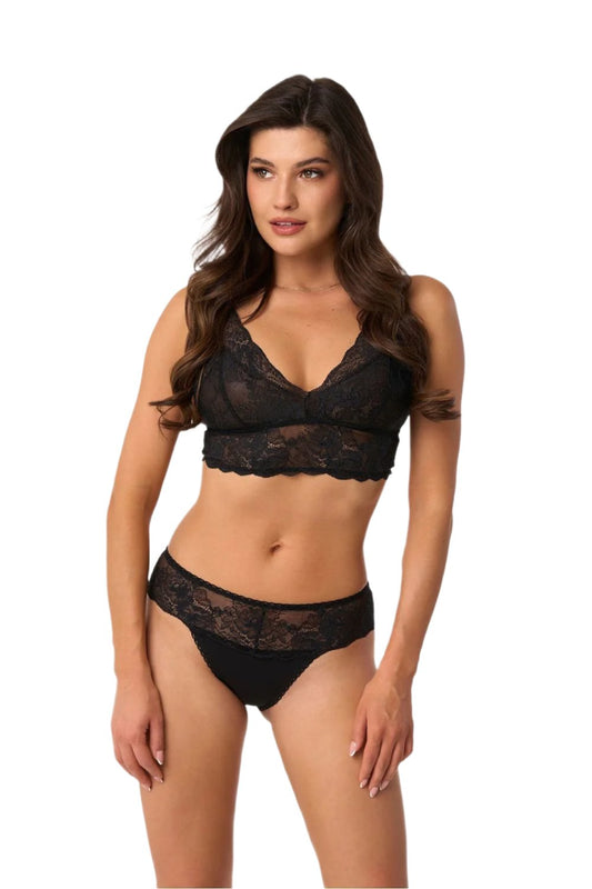 TEEK - Sheer Waist Panties UNDERWEAR TEEK MH black S