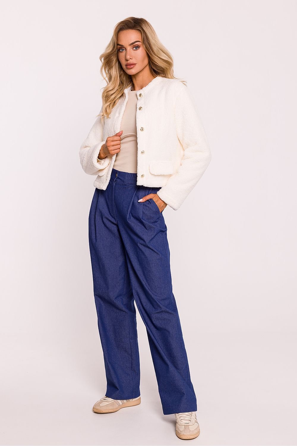 TEEK - Buttoned Terry Bear Knit Jacket JACKET TEEK MH
