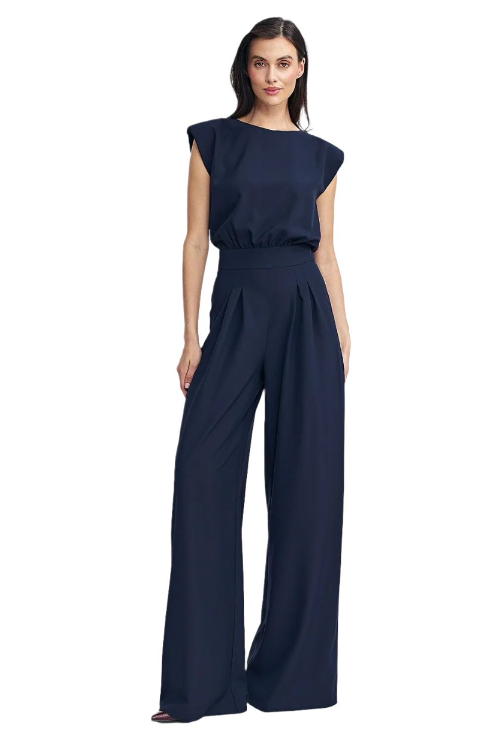 TEEK - Silhouette Hidden Zip Jumpsuit JUMPSUIT TEEK MH navy blue XS36
