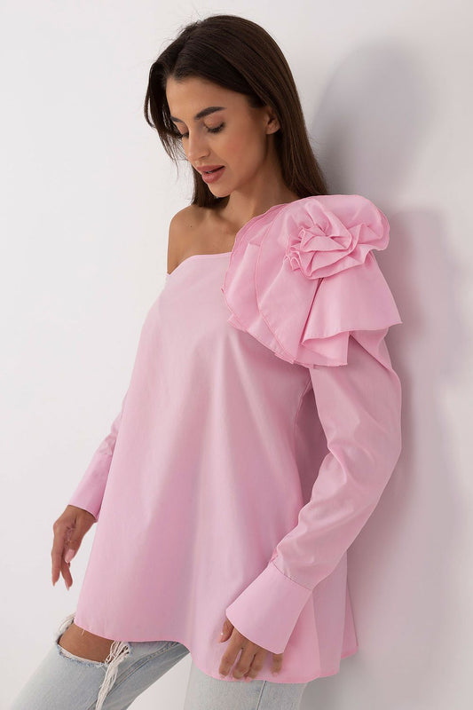 TEEK - Big Bloom Off-Shoulder Blouse TOPS TEEK MH