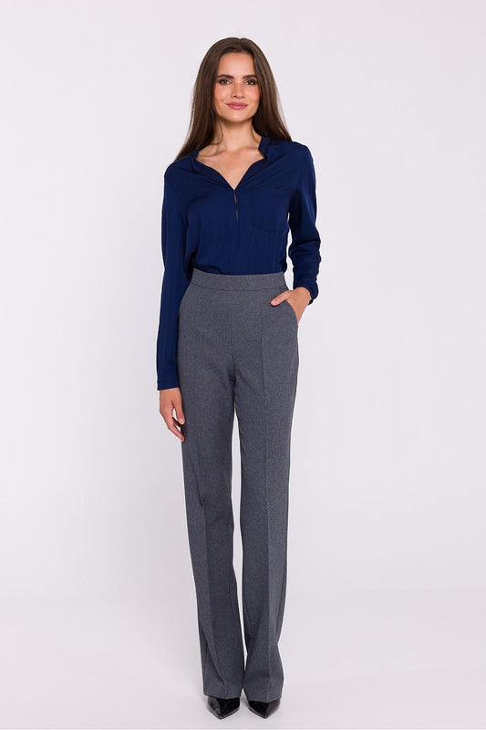 TEEK - Linear Front Satin Touch Blouse TOPS TEEK MH