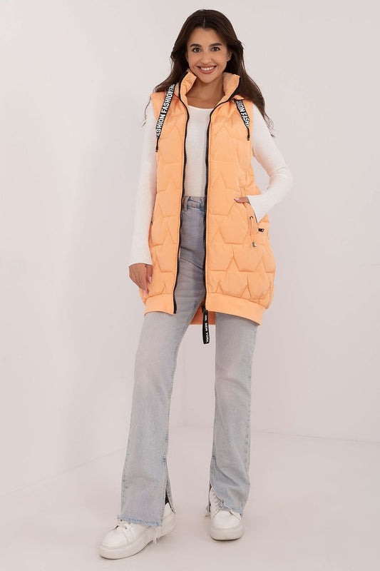 TEEK - Quilted Drawstring Hooded Pocketed Gilet VEST TEEK MH