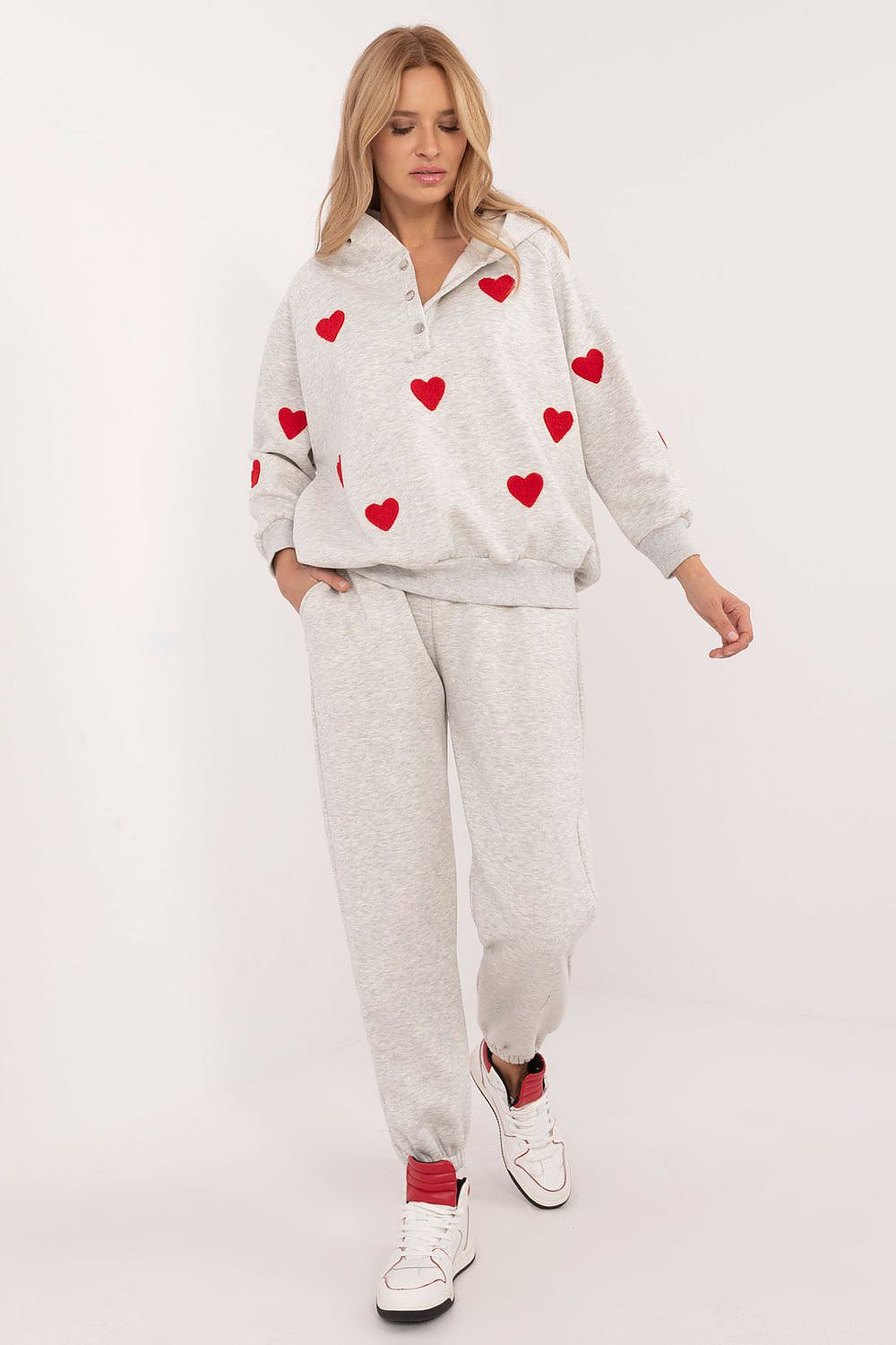 TEEK - Hooded Hearts 2pc Sweat Set SET TEEK MH