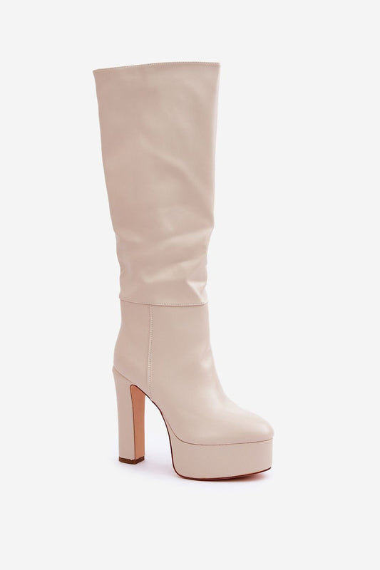 TEEK - Weekend Want Knee-High Heeled Boots SHOES TEEK MH