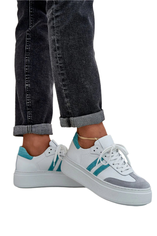 TEEK - Leather Walk Sneakers SHOES TEEK MH white 6.5