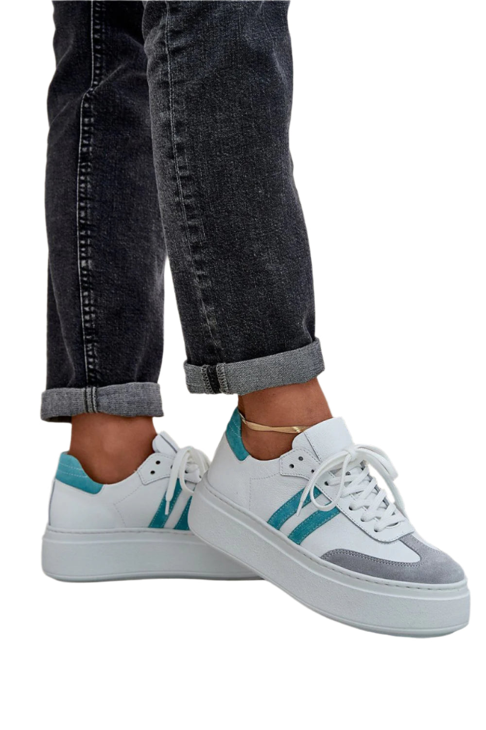 TEEK - Leather Walk Sneakers SHOES TEEK MH white 6.5