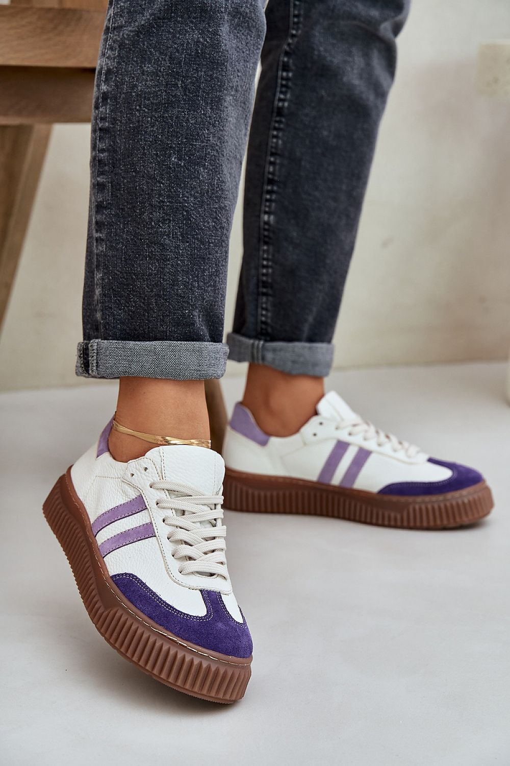 TEEK - Leather Walk Sneakers SHOES TEEK MH white 2 6.5